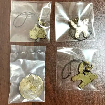 포켓몬 큐콘 블래키 히토모시 스트랩 핀즈 4점 묶음 판매