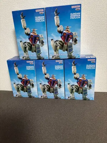 GUNDAM 1/100 모빌슈트 피규어 5체 세트