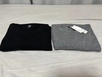 [미사용 새상품] 유니클로 캐시미어 크루넥 스웨터