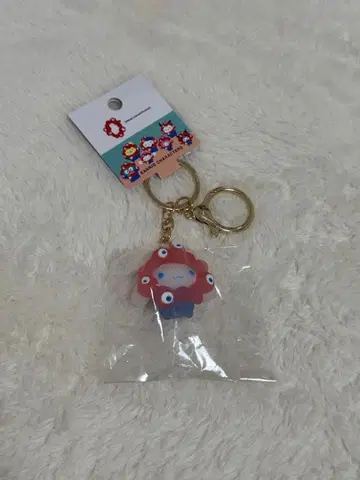 만박 산리오 미야쿠미야쿠 입체 마스코트 키링 클리어 시나모롤