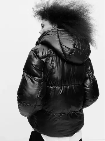 H&M hooded puffer jacket