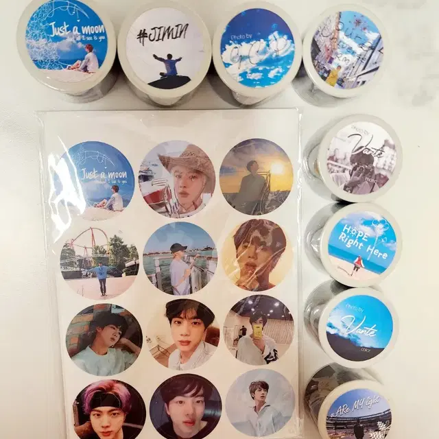 방탄 BTS 마스킹테이프 마테 일괄 + 공굿 비공굿 덤