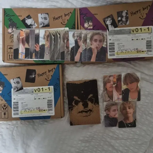 방탄소년단 뷔 Layover 앨범 세트