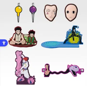 제일복권 HUNTER x HUNTER J상 러버 컬렉션 8종 컴플리트