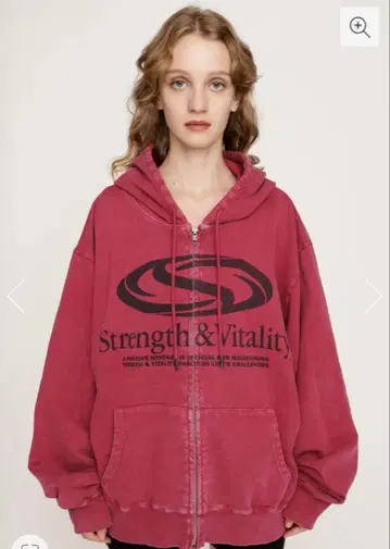 PRINT OVER HOODIE 슬라이 sly