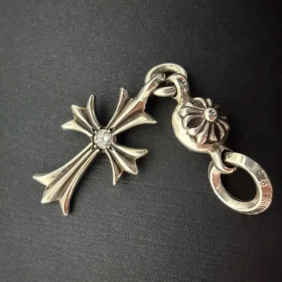 【希少】Chrome Hearts One Ball Tiny CH Cross 100% Authentic Chrome Hearts One Ball Tiny CH Cross Charm | eBay