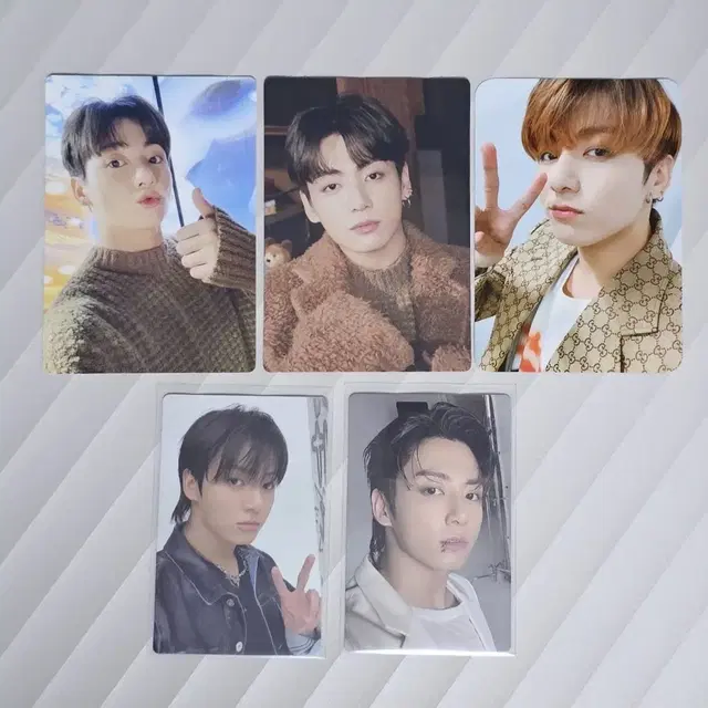 방탄소년단 정국 포카 5장 일괄양도