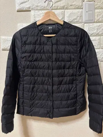 유니클로 울트라 라이트 다운 컴팩트 자켓 S 노카라 수납 봉투 포함