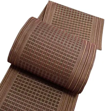 A 170 후쿠로 오비 육통 무늬 금실 짜임 격자 기모노