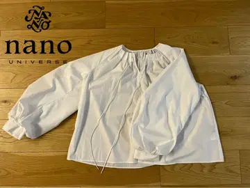 나노 유니버스 턱 컬러 볼륨 블라우스