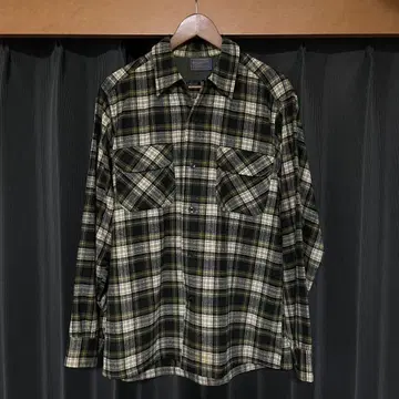 60s pendleton 울 보드셔츠 체크 USA제 빈티지