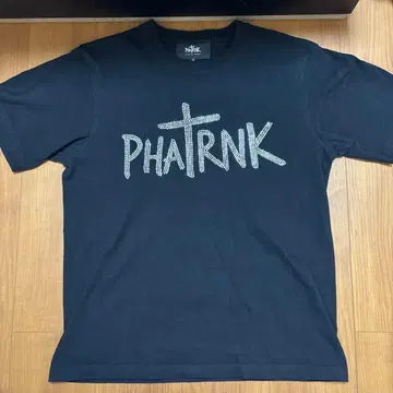 팻랭크 블랙 큐빅 T셔츠