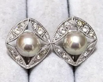 반돔 부티크 모조 진주 큐빅 귀찌 C2487