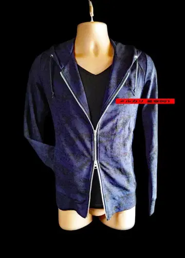 새상품급 TORNADOMART 네이비 멜란지 후드티 토네이도 마트 M