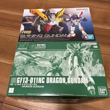 RG SHINING GUNDAM & HG DRAGON GUNDAM 세트