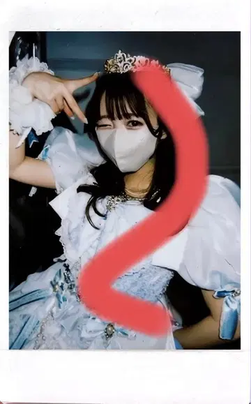 우메다 미유 생일 축하 폴라로이드 사진