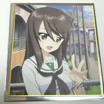 걸즈 & 판처 극장판 미카 트레이딩 미니 색지