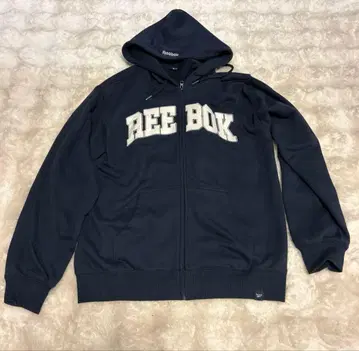 새상품 리복 Reebok 집업 후드티 네이비 M 사이즈