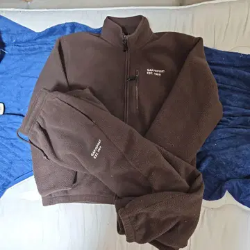 GAP/SPORT 브라운 플리스 자켓 셋업