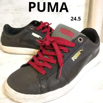 푸마 블랙/레드 스니커즈 24.5