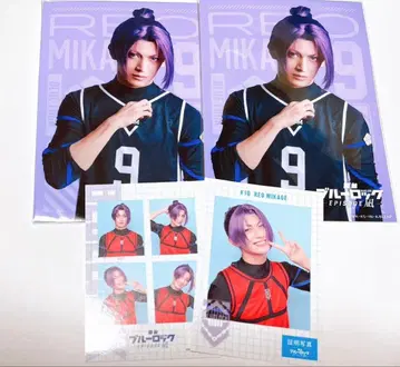 블루 스틸 에피 나기 미카게 레오 랜덤 브로마이드 증명사진풍 씰