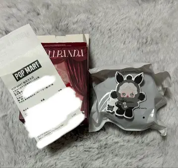 POPMART 스컬 팬더 스마트폰 스트랩 숄더 시크릿