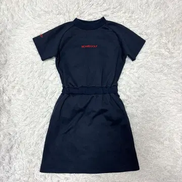 신상 빔즈 골프 원피스 네이비 하이넥 스트레치 골프웨어