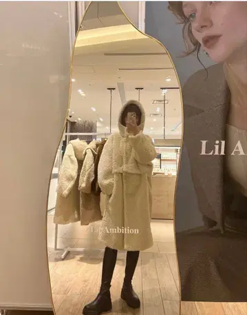 [ Lil Ambition ] 2way Boa Coat 보아 코트