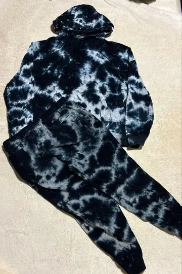 ZARA dnwr. 타이다이 후드 부착 맨투맨 셋업 L XL