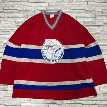 80s 90s NHL 게임 셔츠 아이스하키 피아노 몬트리올