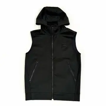 브리핑 집업 베스트 후드 골프 스트레치 블랙 M