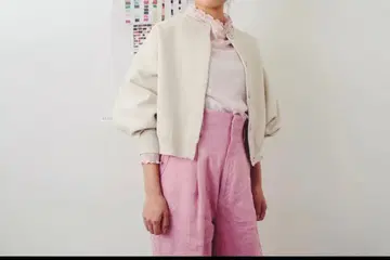 2024SS Dot&stripes CHILD WOMAN 퍼프 소매 가디건