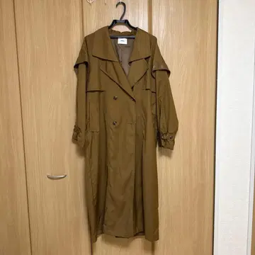 MURUA 브라운 롱 코트