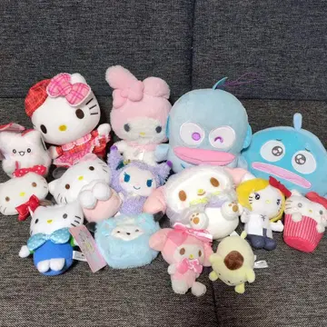 산리오 봉제 인형 마스코트 묶음 판매