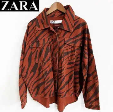 ZARA 자라 오버 사이즈 호랑이 무늬 타이거 자켓 G