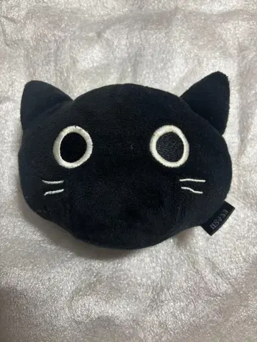 피치 살롱 검은 고양이 스마트폰 스탠드 봉제 인형