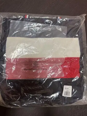 미사용 새상품 TOMMY HILFIGER 토트백 네이비/레드