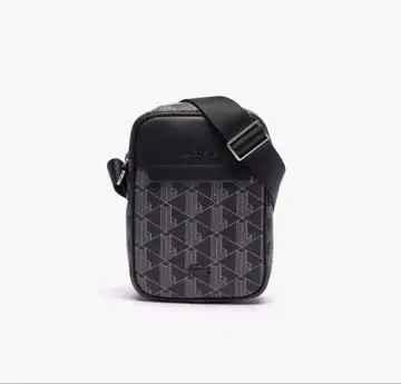 기하학 패턴 숄더백 블랙