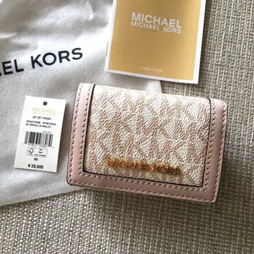 새상품 마이클코어스 MICHEAL KORS 3단 폴더형 지갑 핑크