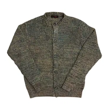 CABaN 가디건 코튼 캐시미어 믹스 와플 니트