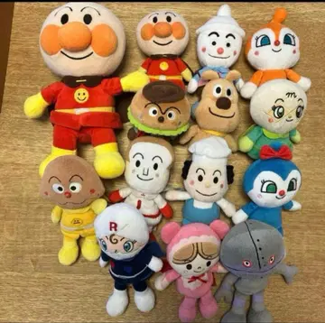 호빵맨 봉제 인형 세트 14체