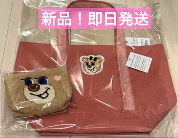 페이러 올드 테디 와펜 토트백 핑크 소/L자 파우치 여아 미개봉