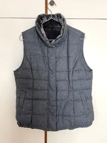 그레이 충전솜 베스트