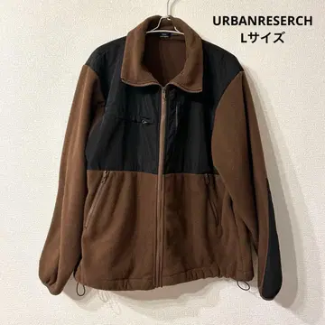 URBANRESERCH 플리스 절개 집업 자켓 L 사이즈