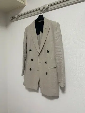 VERMEIL par iena 린넨 더블 브레스트 자켓