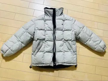 LACOSTE 다운 자켓 리버서블 네이비 그레이