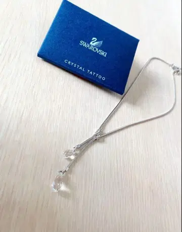 Swarovski 크리스탈 목걸이 + 크리스탈 타투
