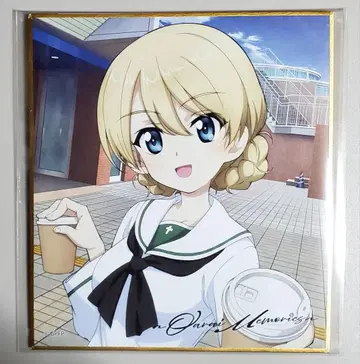 걸즈 앤 판처 걸판 극장판 미니 색지 다즐링