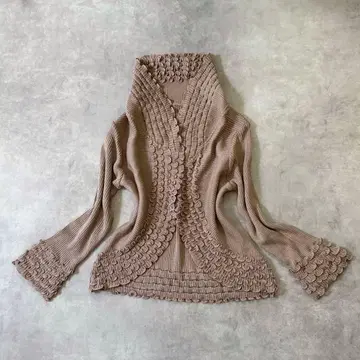 00s 코켓 발레코어 페어리 그런지 프릴 가디건