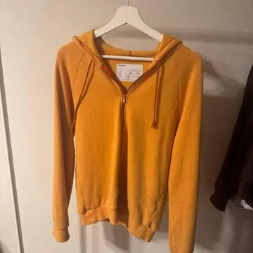 A MACHINE E.T. Hoodie 오렌지 지퍼 후드티